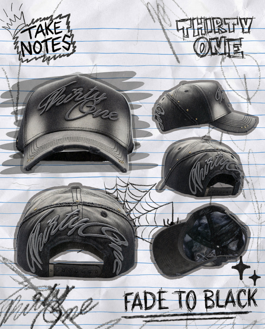 31 Hats Takes Notes - Fade To Black