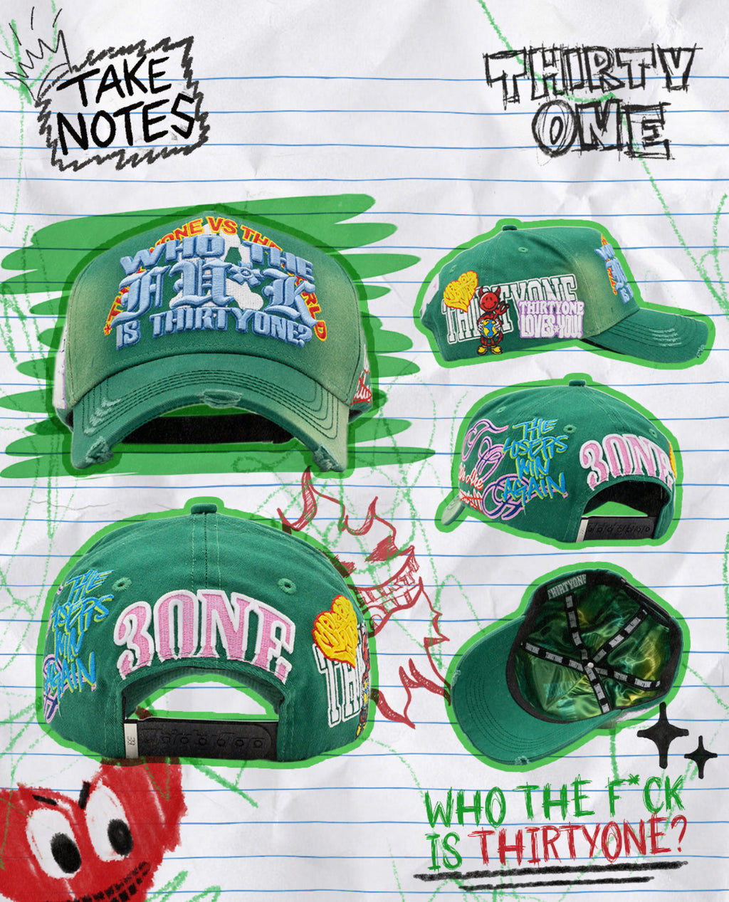 31 Hats Takes Notes - Who The F*ck Is