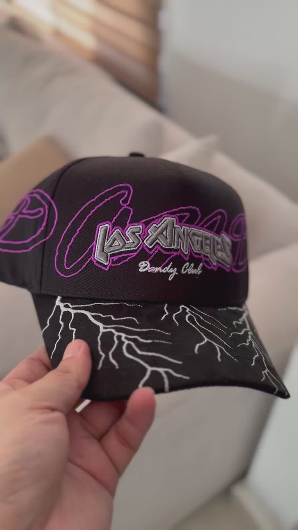 Dandy Hats LA Dandy Club Purple Storm